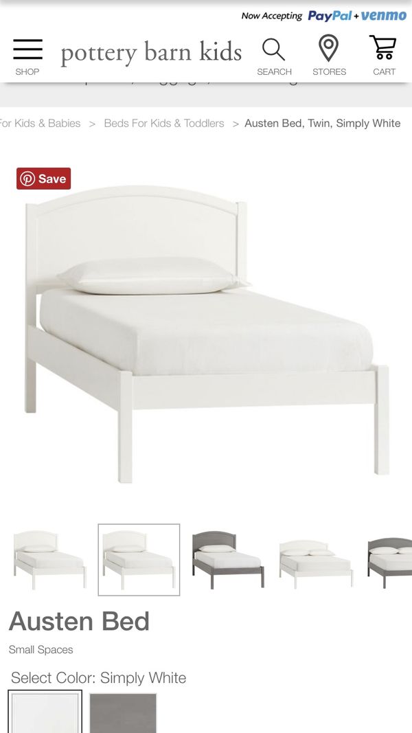pottery barn austen bed