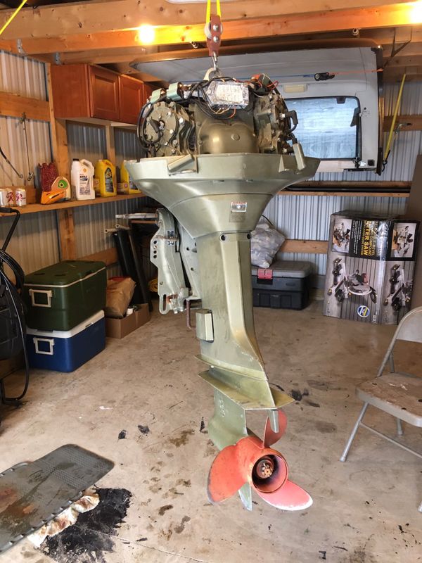 Old School Johnson 135hp Outboard Circa 1973 For Sale In Edgewood Wa