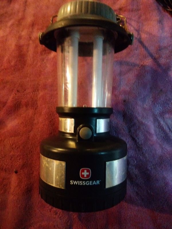Nice great working Swiss gear stream rechargeable dual LED lantern for