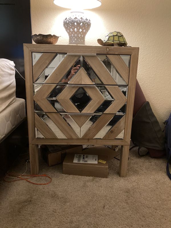 Homegoods night stand wood design for Sale in Seattle, WA OfferUp