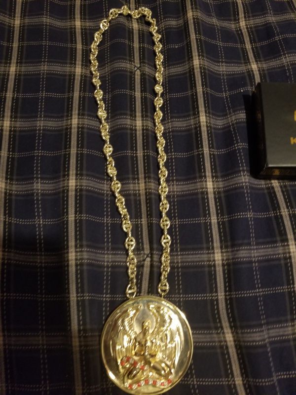 Tupac 14K Gold Euphanasia Medallion Necklace for Sale in ...