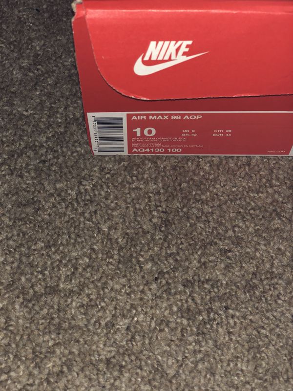 Air Max 98 AOP for Sale in Baltimore, MD OfferUp Air Max 98 AOP for Sale in Baltimore, MD OfferUp
