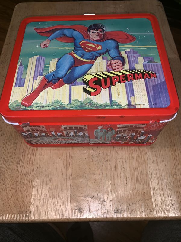 Superman vintage 1978 metal lunch box for Sale in Riverside, CA OfferUp