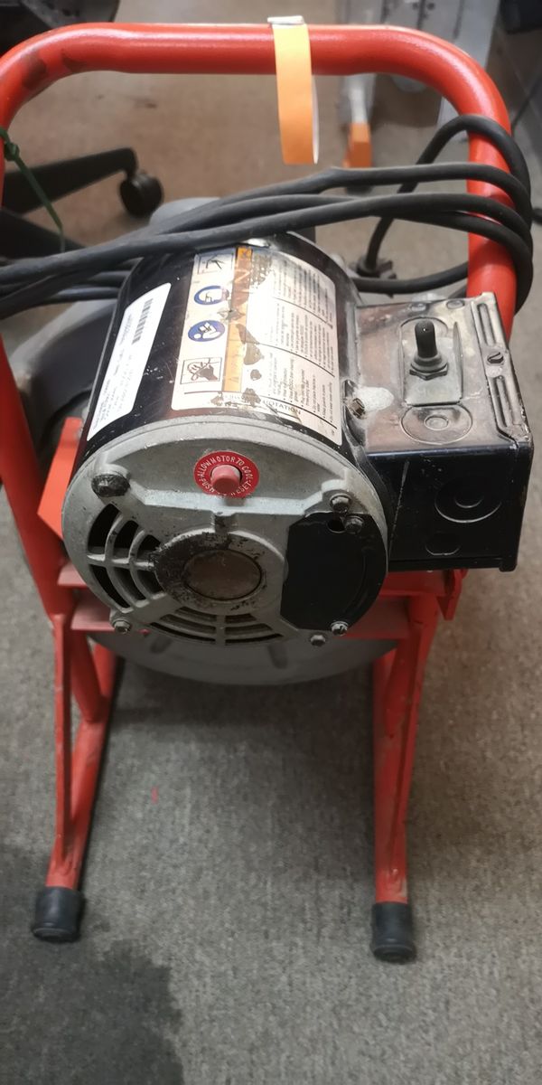 Ridgid Kollmann K380 Drum Machine Drain Cleaning Snake K380 for