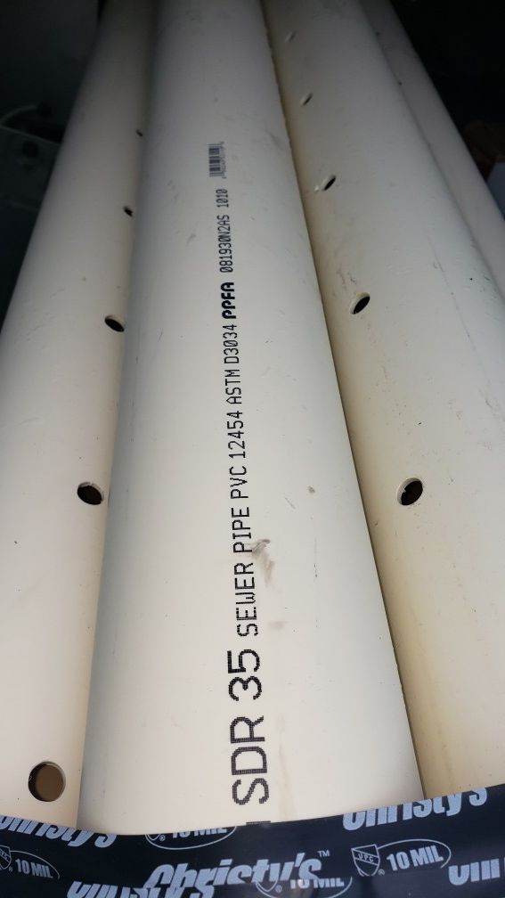 Cresline 4" PVC perforated drain sewer pipe for Sale in Renton, WA