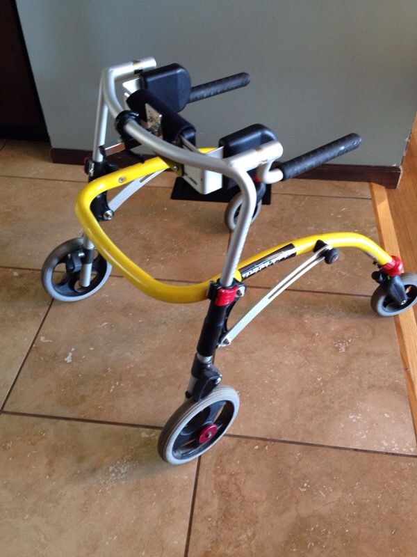 Crocodile Gait Trainer Pediatric Posterior Walker, Snug Seat Crocodile