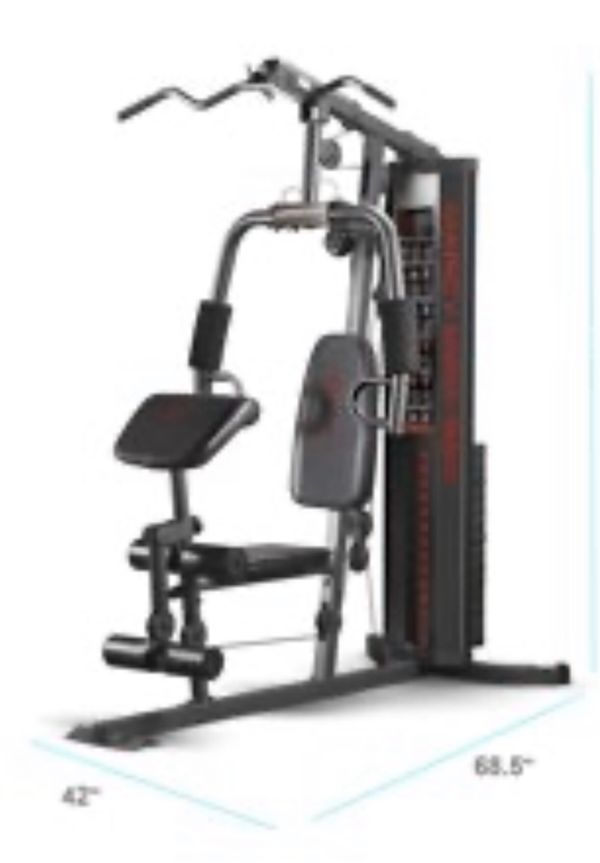 Macy 150lb. Stack Home Gym With Pulley, Arm, And Leg Developer ...