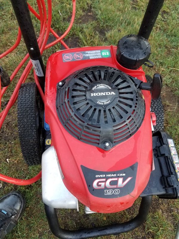 Honda 3100 psi pressure washer. Works great. 389+tax at Lowe's for