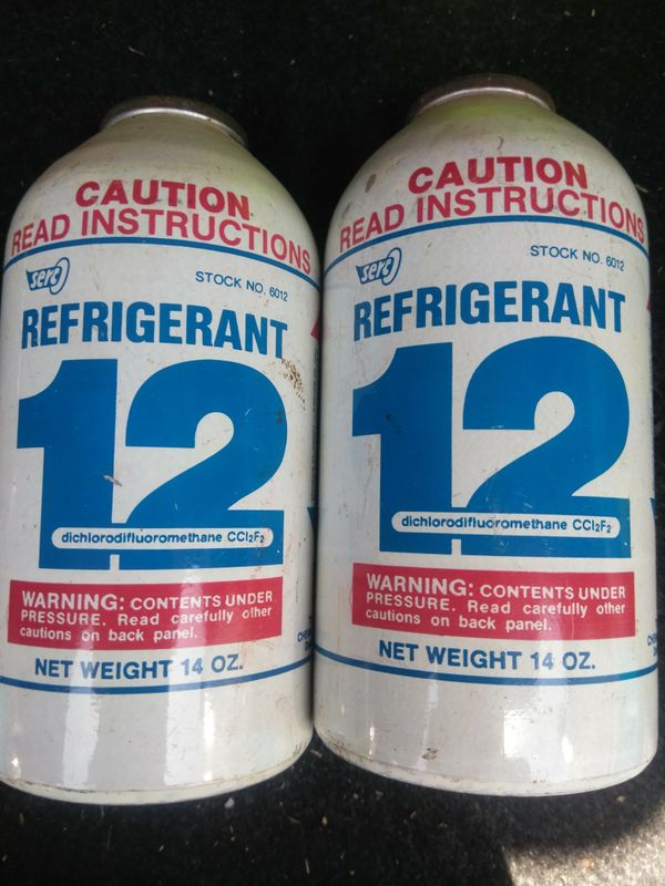 Two 14oz cans of R12 refrigerant 15.00 each , or 25.00 for both. for Sale in Justin, TX OfferUp