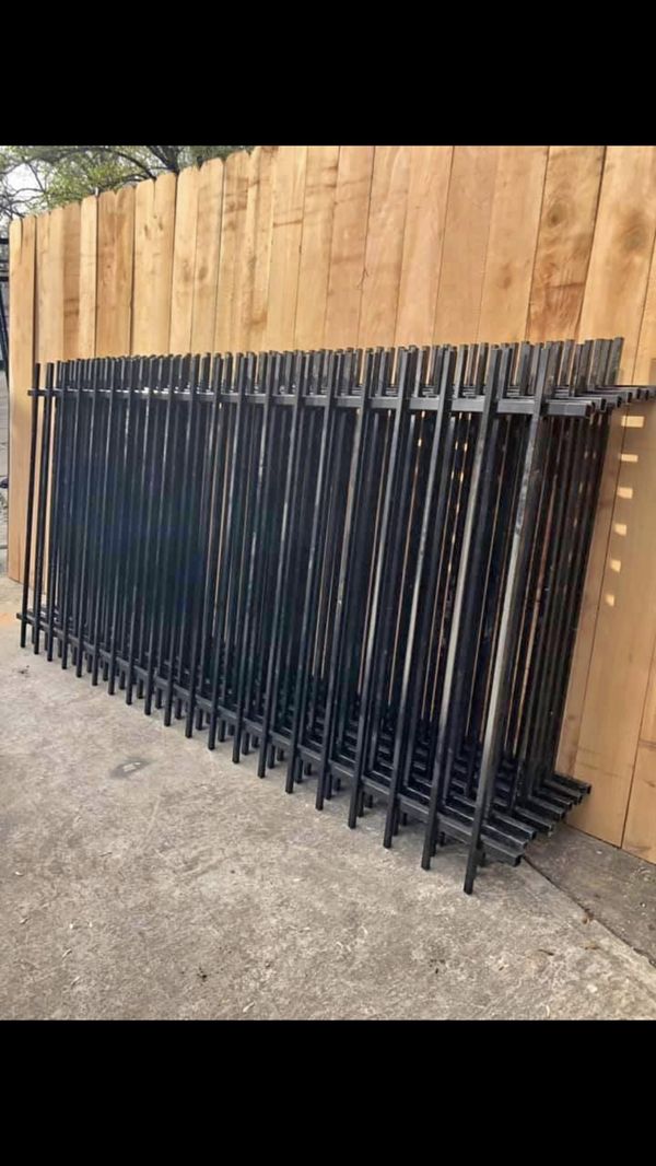Iron fence panels/ 4x8/ powder coated for Sale in Houston, TX OfferUp