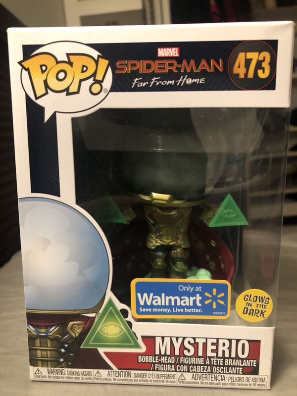 mysterio funko pop glow in the dark