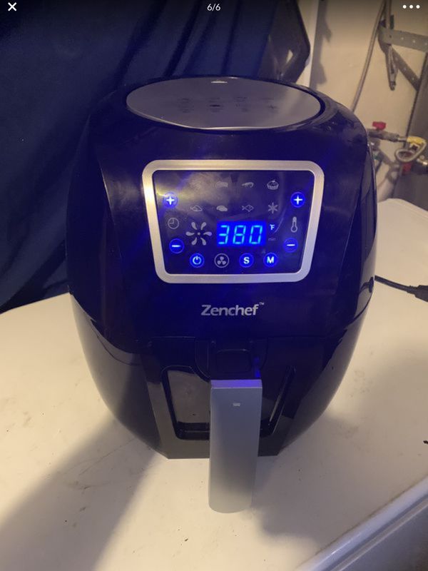 Zenchef family size 5.8 qt 1800 watts perfect condition air fryer never