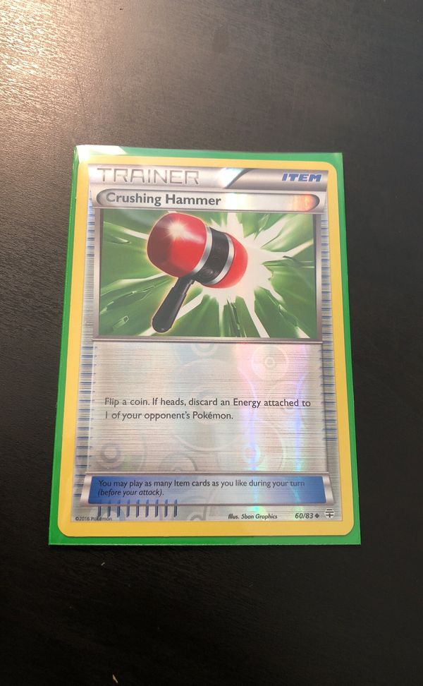 Pokemon TCG • Trainer Crushing Hammer 60/83 Reverse Holo for Sale in