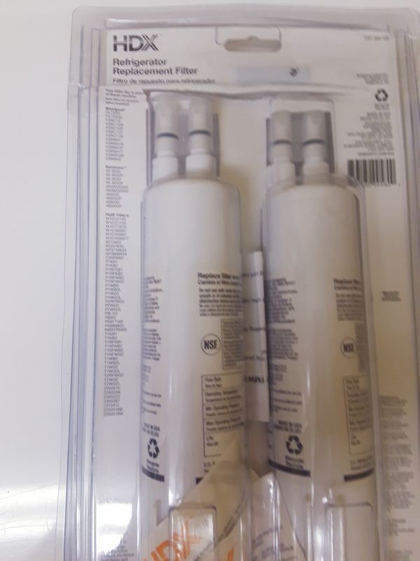 Refrigerator water filter HDX FMW5 2 pack. for Sale in Bradenton, FL