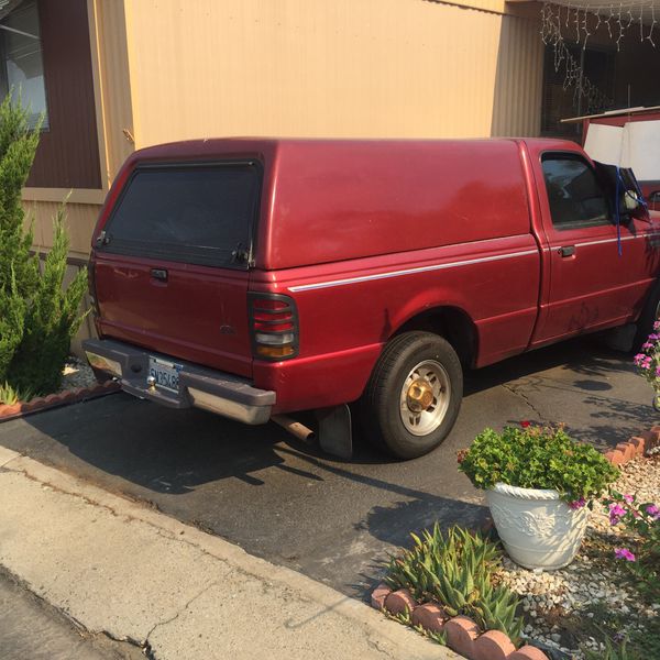 1998 Ford Ranger With Camper Shell For Sale In Riverside Ca Offerup