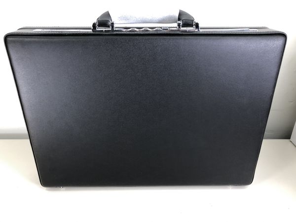 bonded leather briefcase