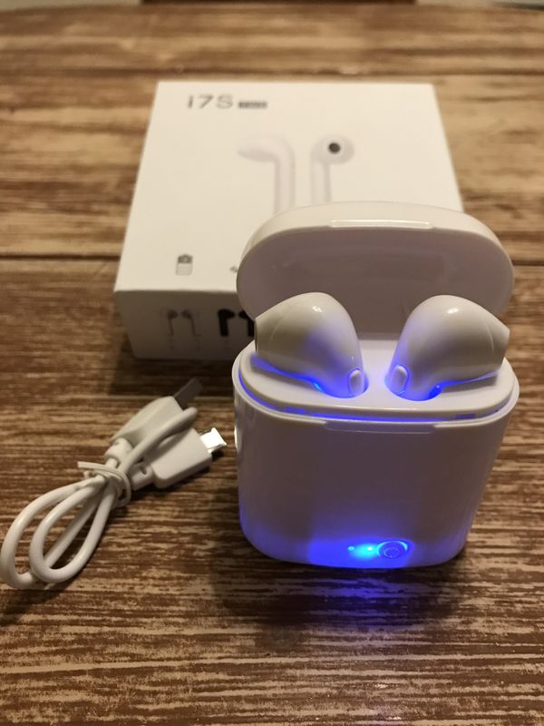 Apple AirPod style earbuds headphones Bluetooth generic