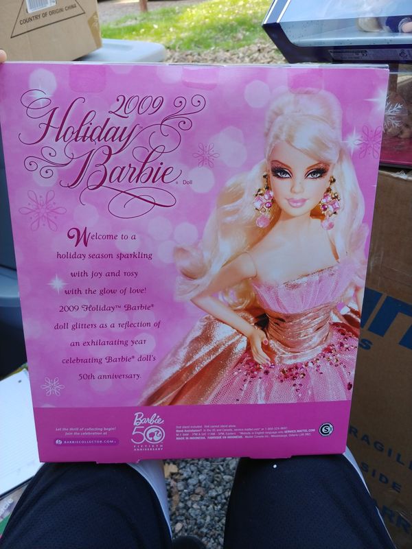 2009 holiday barbie 50th anniversary