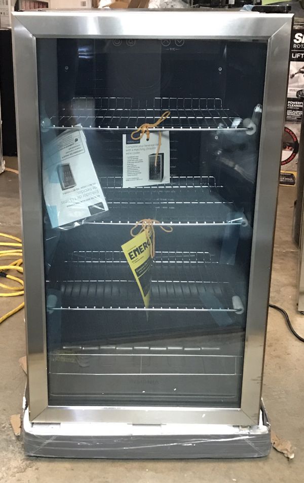 Insignia Glass Door Refrigirator Mini Fridge Beverage wine cooler for Sale in Houston, TX OfferUp