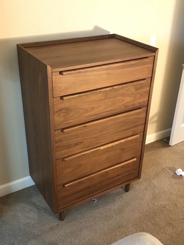 Crate And Barrel Tate 5 Drawer Chest For Sale In Los Altos Hills