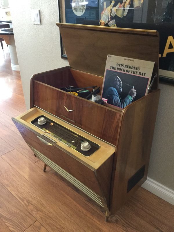 1958 Grundig Majestic Record Player / Radio Console #7028 Made In West ...