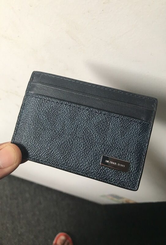 mk mens card holder