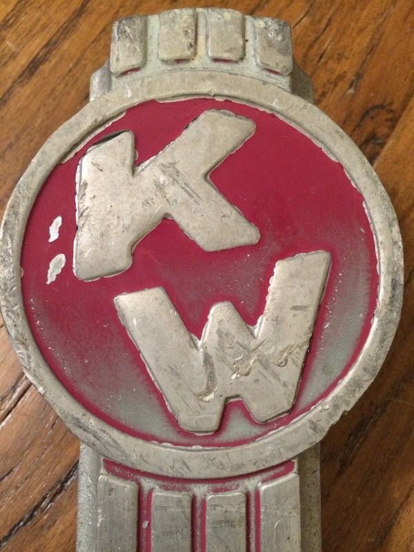 1960's Vintage Kenworth Wide KW RARE Hood Emblem for Sale in Orem, UT