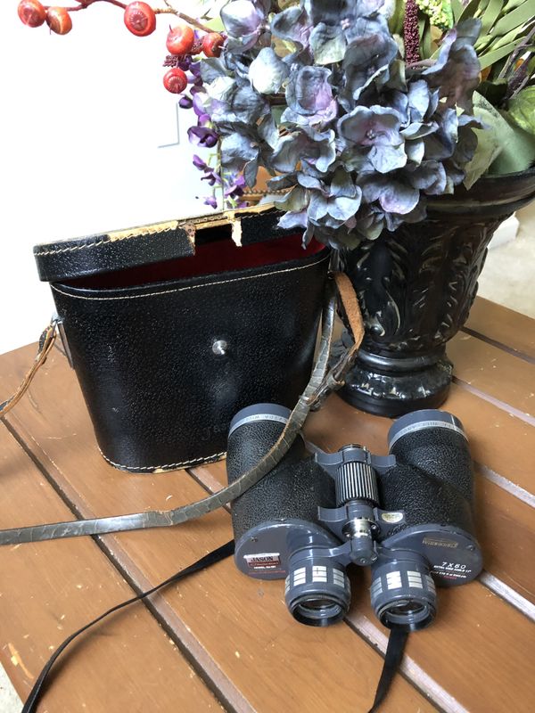 Vtg. Jason Statesman 7X50 Wide Field Binoculars Mo. 151 Magnesium Frame