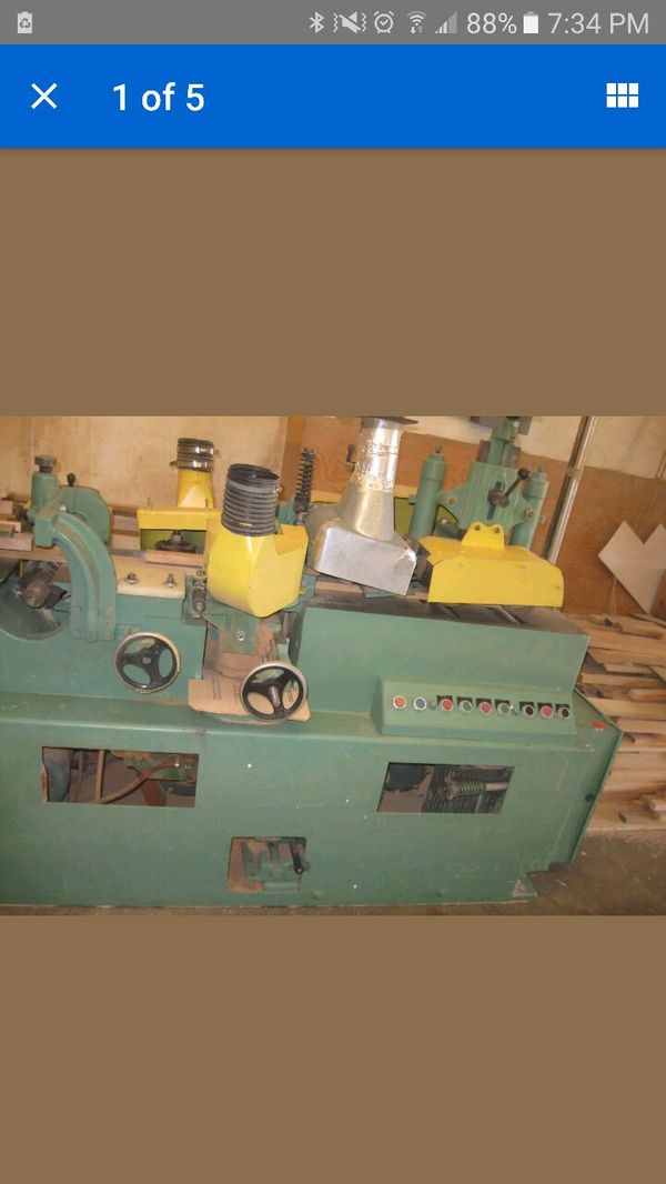 Paulson Moulder 2x6 4 Head Moulder, Model 6NB for Sale in Glendale, CA
