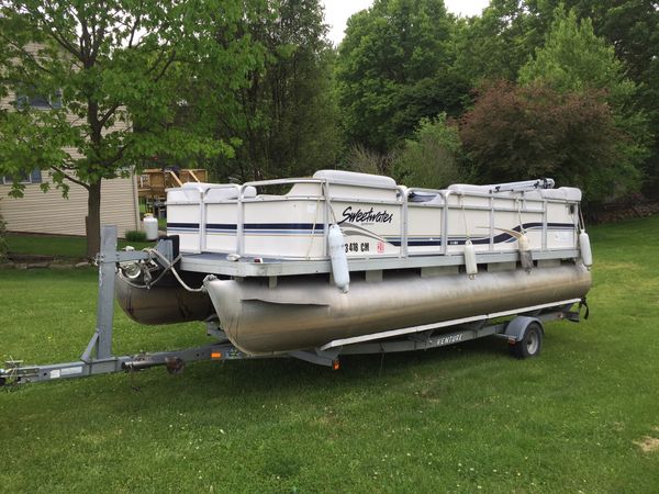 2002 Sweetwater 20’ Pontoon Boat for Sale in Goldsboro, PA - OfferUp