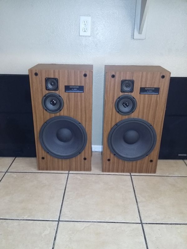 Vintage Kenwood JL 680 12" 140 watt 3way speakers for Sale in