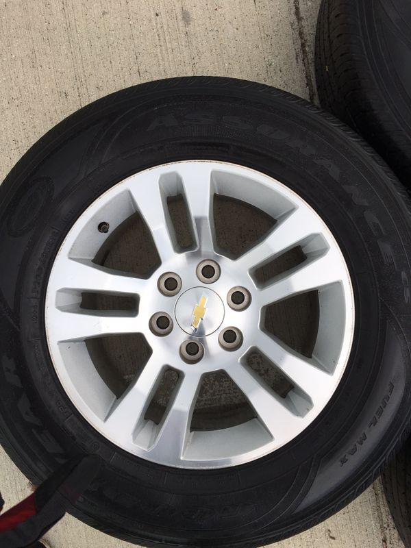 18 inch Chevy Silverado Tahoe suburban rims Rines llantas Wheels Tires ...