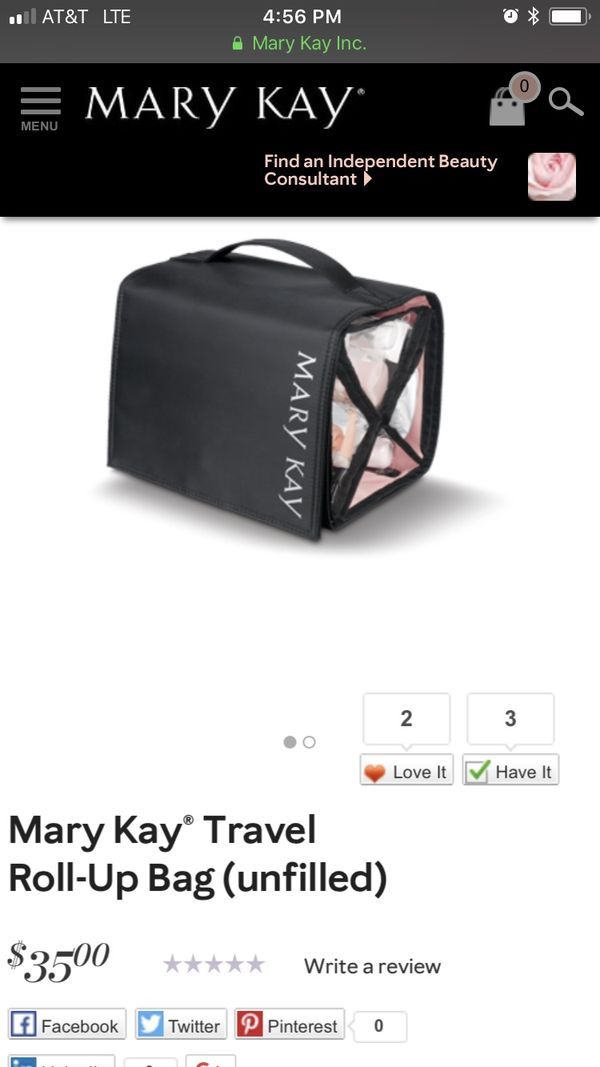 Mary Kay Travel Roll Up Bag