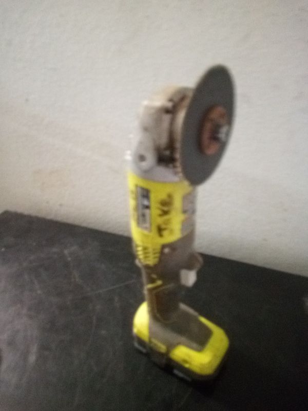 Ryobi battery powered 4 inch angle grinder for Sale in El Cajon, CA