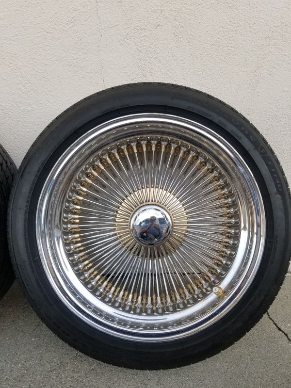 Dayton wire wheels 17x9 100 spoke for Sale in Covina, CA - OfferUp