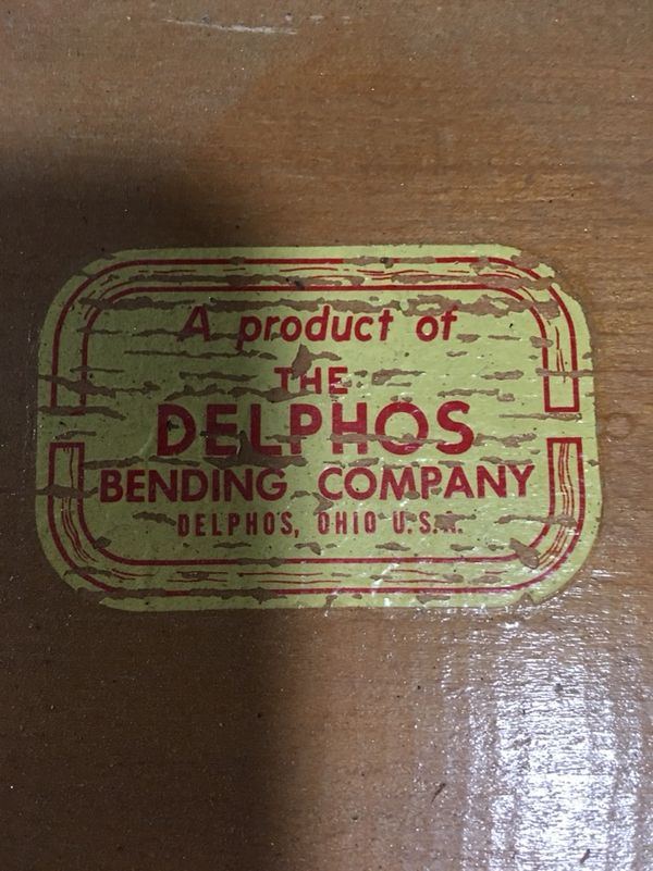Delphos Bending Company Vintage wooden kids chair and desk for Sale in Raleigh, NC OfferUp