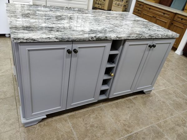 Gray Kitchen Island for Sale in Albuquerque, NM - OfferUp