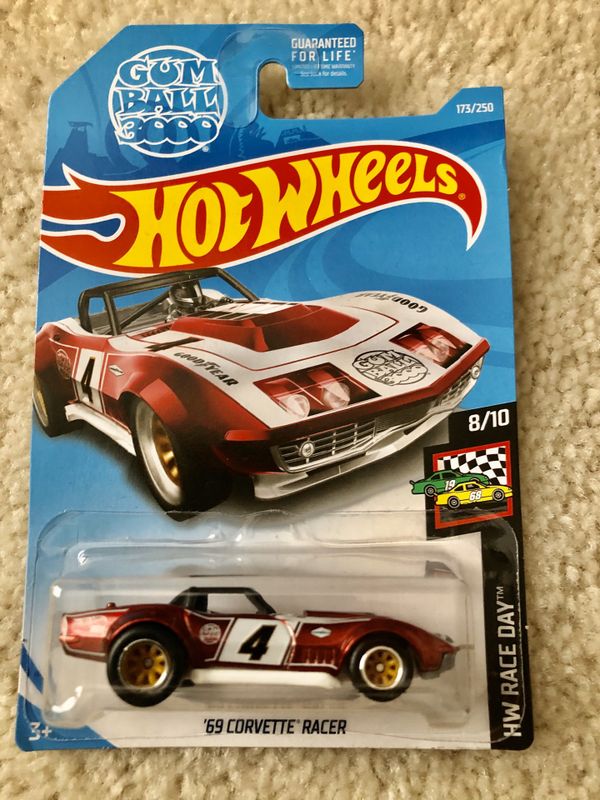 Hot Wheels 2019 Factory Set Super Treasure Hunt & Mainline '69 Corvette ...