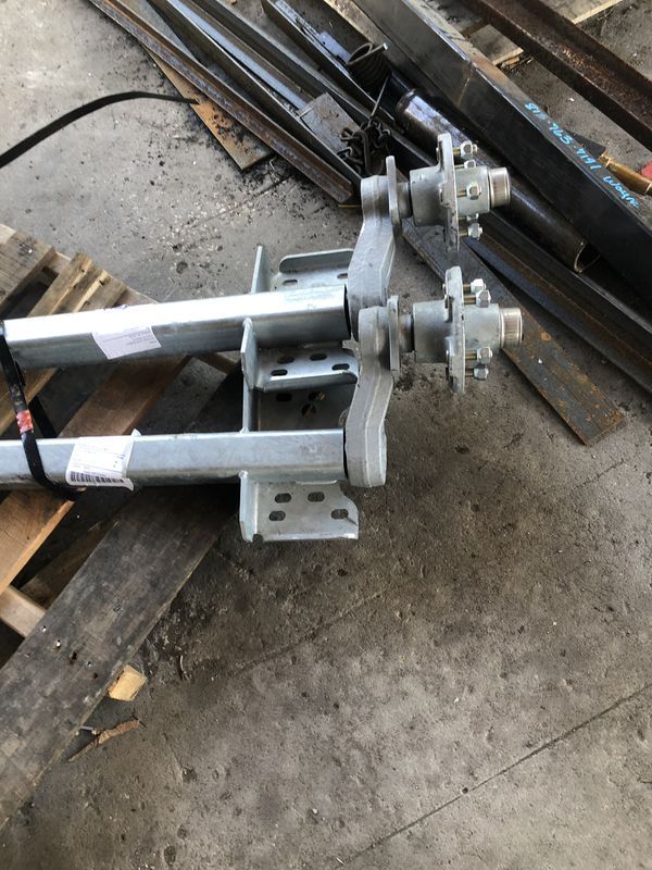 Boat Trailer replacement axles 72" and 80" 3750 gvw torsion