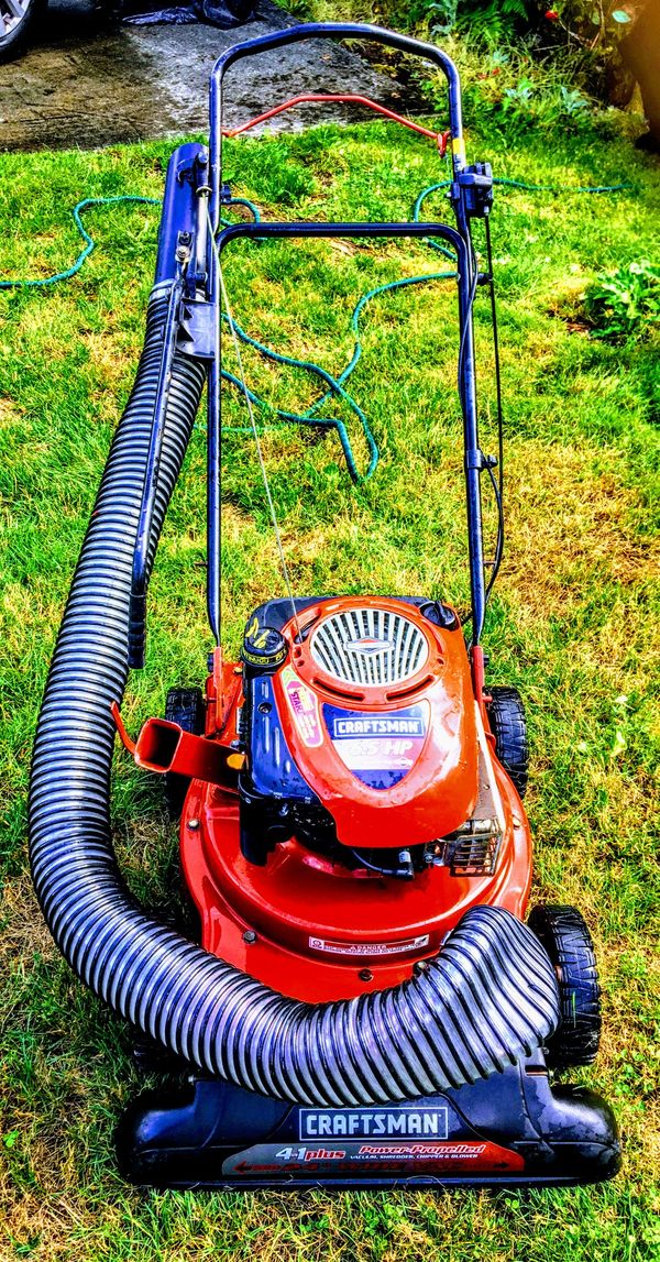 Craftsman 4 in 1 Lawn Vacuum Self Propelled 6.75 HP yard machine for