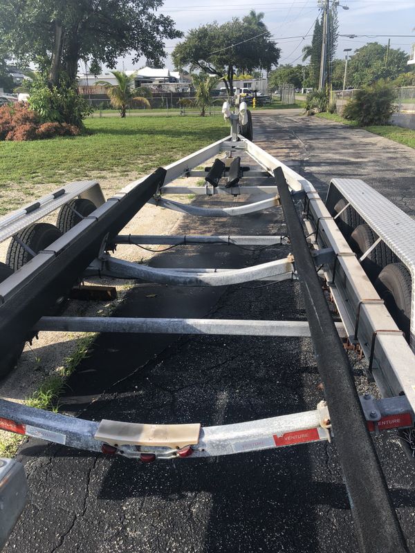 3234Ft Triple Axle Aluminum Boat Trailer for Sale in Fort Lauderdale