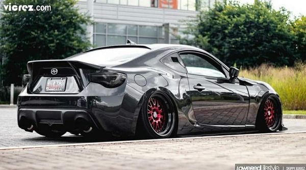 Vicrez Scion FRS/ Subaru BRZ 2013-2016 Ducktail VZ1 Carbon Fiber Rear ...