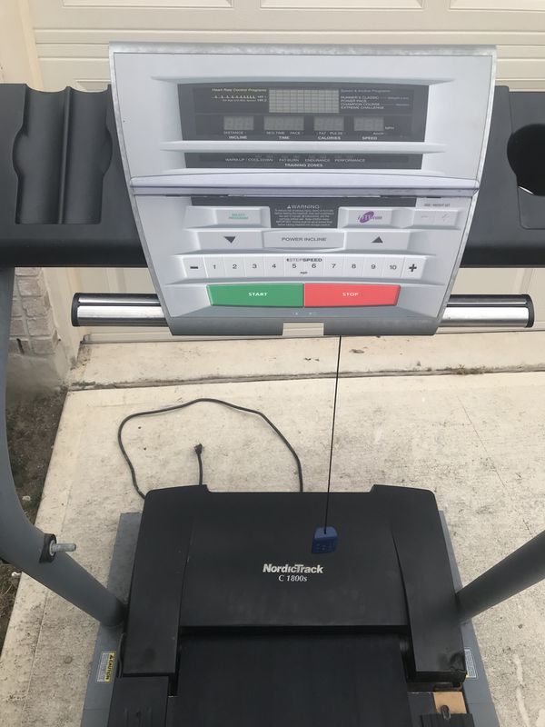 NordicTrack C1800s treadmill for Sale in Schertz, TX - OfferUp