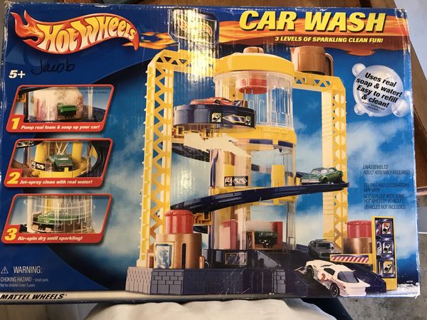 hot wheels car wash center inflatable