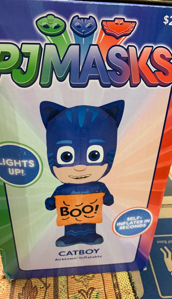 Halloween Airblown Inflatable PJ Masks Catboy with Treat Bag 5FT Tall