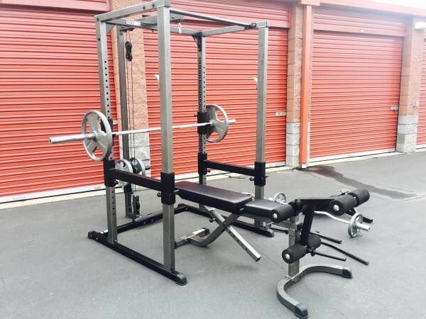 Parabody squat rack bench press fittness & gym equipment weights weight ...