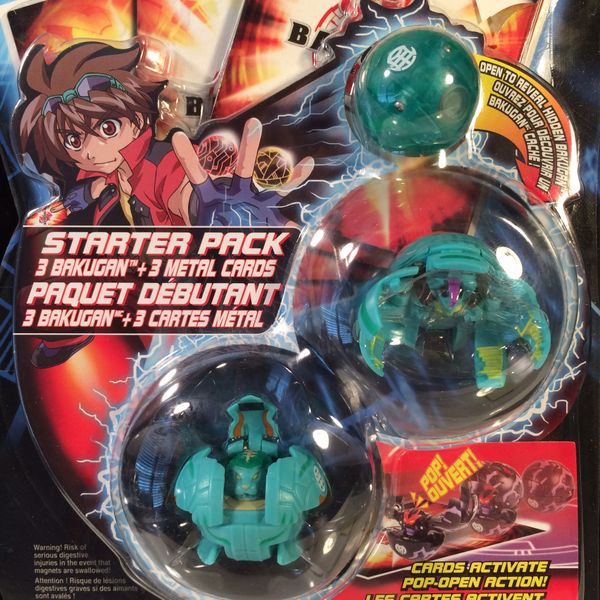 Bakugan B1 Starter Pack Green Ventus Tigrerra • Laserman • Translucent ...