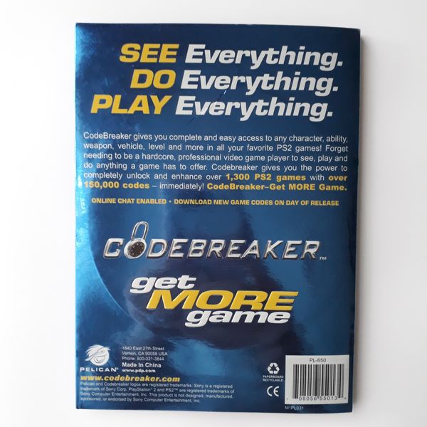 Codebreaker Ps2 Version 10 0 Rare Pelican Code Breaker Cheat Codes For Sale In Dallas Tx Offerup