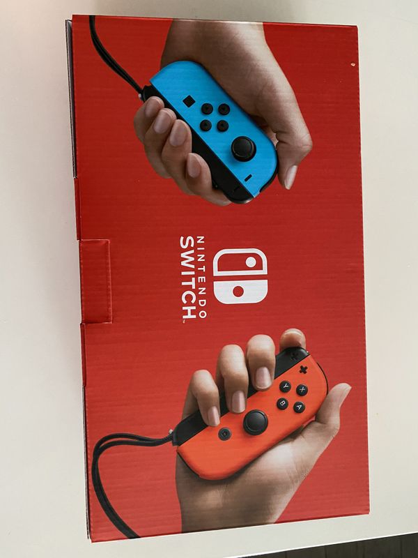NEW Nintendo Switch video game console key in bluered V2 for Sale in