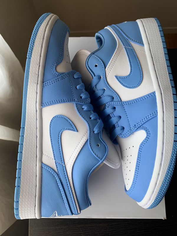 Air Jordan 1 unc low w size 8.5 women or 7y grade school Aj1 retro for Sale in Vernon, CA - OfferUp